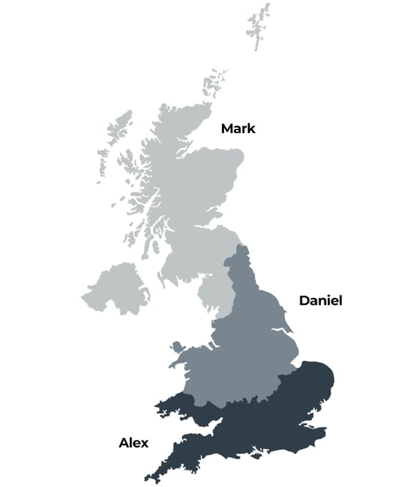 UK Wholesale Account Manager Map